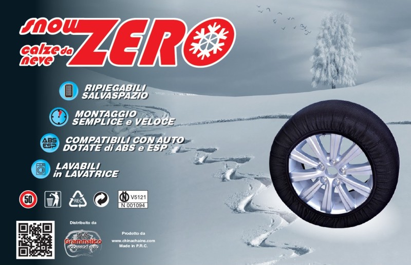 CALZA DA NEVE OMOLOGATA O-NORM V 5121 TAGLIA L, Joycar